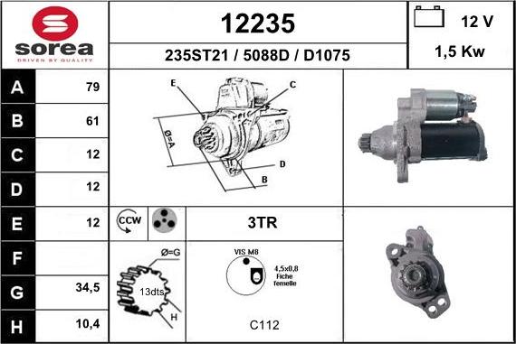 EAI 12235 - Starter car-mod.net