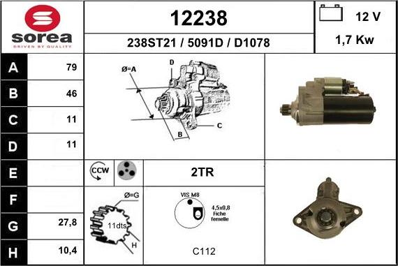 EAI 12238 - Starter car-mod.net