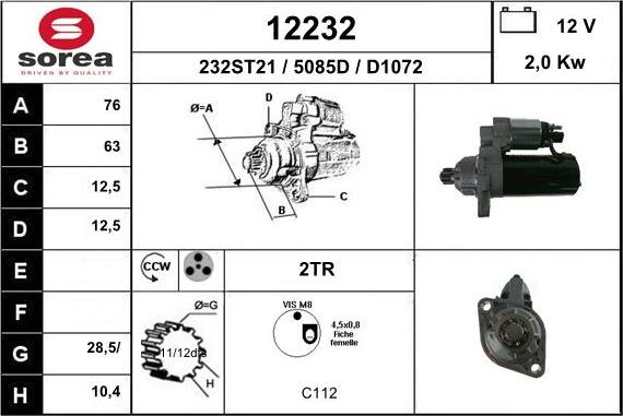 EAI 12232 - Starter car-mod.net