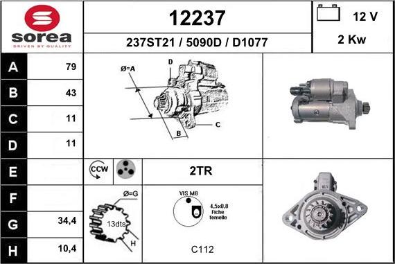 EAI 12237 - Starter car-mod.net