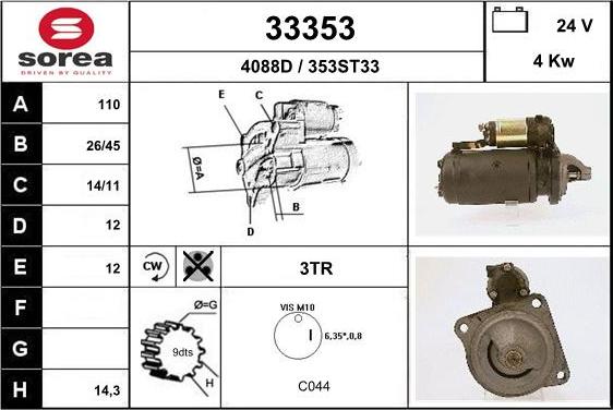 EAI 33353 - Starter car-mod.net