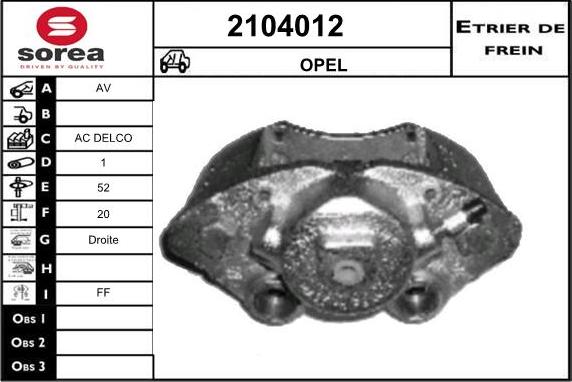 EAI 2104012 - Brake Caliper car-mod.net