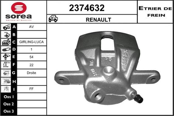 EAI 2374632 - Brake Caliper car-mod.net
