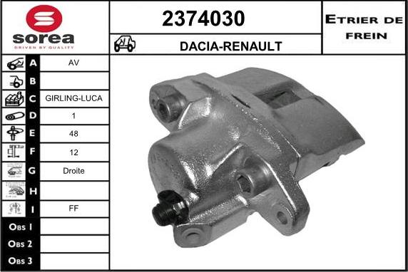 EAI 2374030 - Brake Caliper car-mod.net