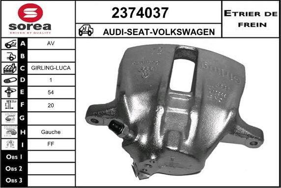 EAI 2374037 - Brake Caliper car-mod.net