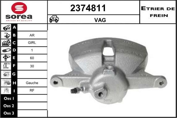 EAI 2374811 - Brake Caliper car-mod.net