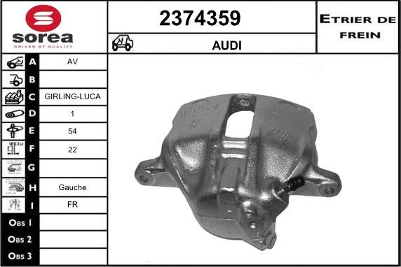 EAI 2374359 - Brake Caliper car-mod.net
