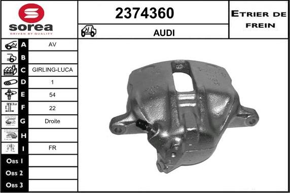 EAI 2374360 - Brake Caliper car-mod.net