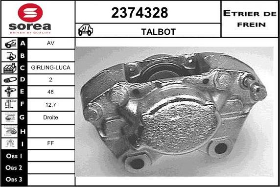 EAI 2374328 - Brake Caliper car-mod.net