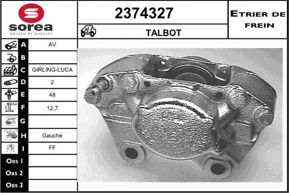 EAI 2374327 - Brake Caliper car-mod.net