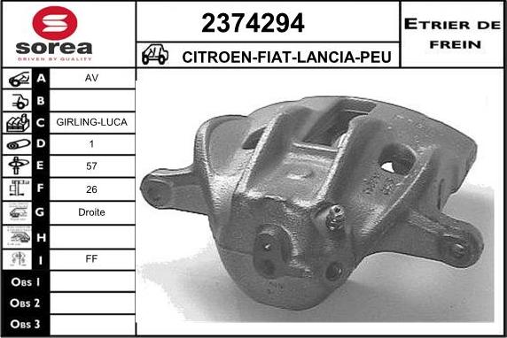 EAI 2374294 - Brake Caliper car-mod.net