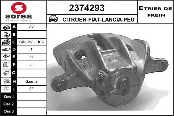 EAI 2374293 - Brake Caliper car-mod.net