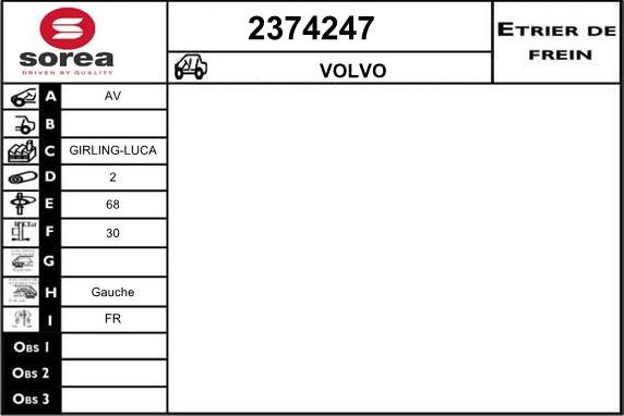 EAI 2374247 - Brake Caliper car-mod.net