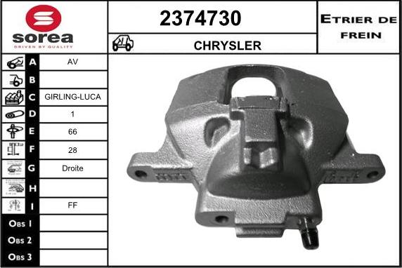 EAI 2374730 - Brake Caliper car-mod.net