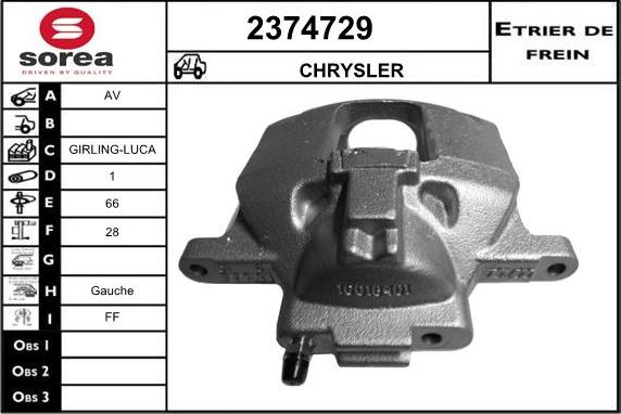 EAI 2374729 - Brake Caliper car-mod.net