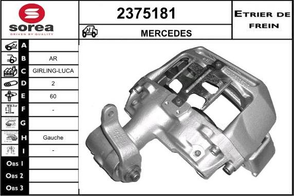 EAI 2375181 - Brake Caliper car-mod.net