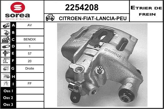EAI 2254208 - Brake Caliper car-mod.net