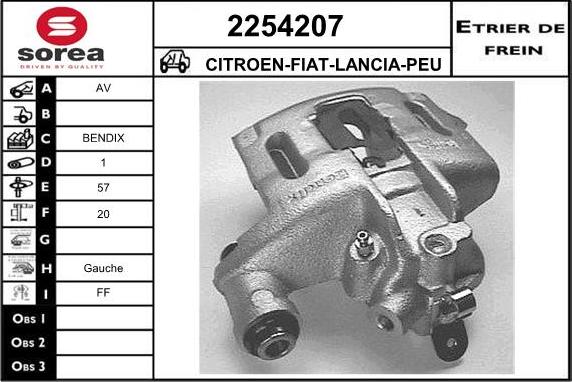 EAI 2254207 - Brake Caliper car-mod.net