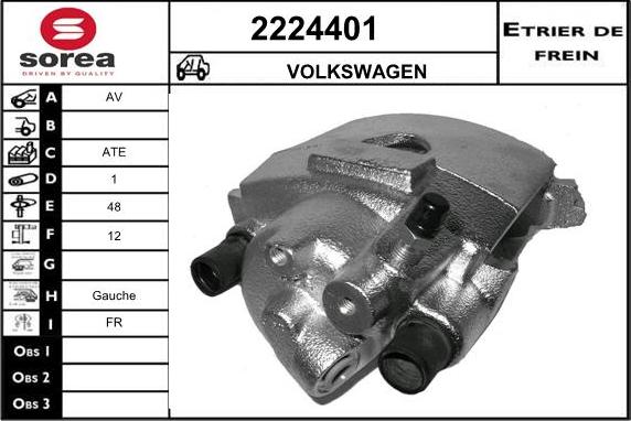 EAI 2224401 - Brake Caliper car-mod.net