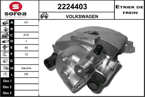 EAI 2224403 - Brake Caliper car-mod.net