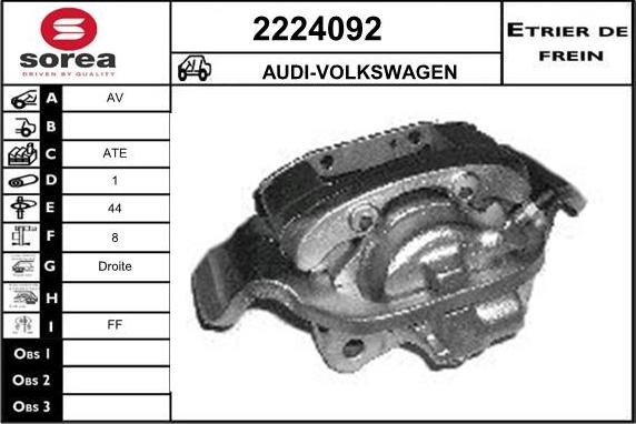 EAI 2224092 - Brake Caliper car-mod.net