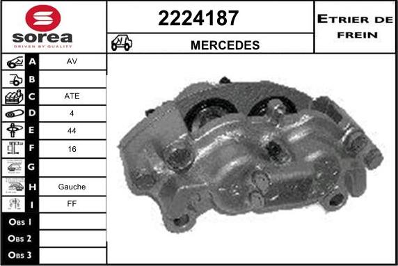 EAI 2224187 - Brake Caliper car-mod.net