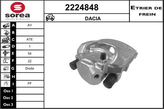 EAI 2224848 - Brake Caliper car-mod.net
