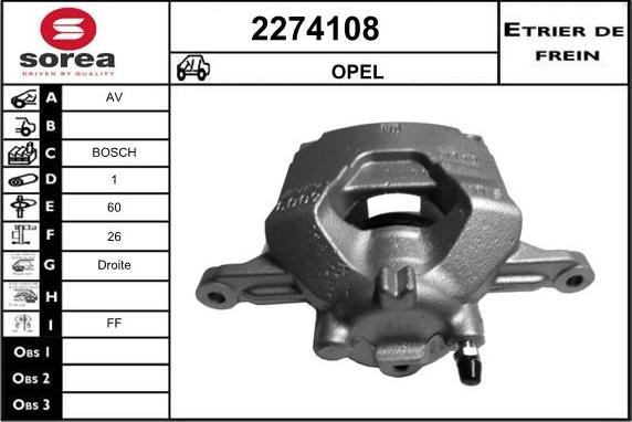 EAI 2274108 - Brake Caliper car-mod.net