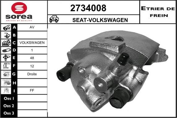EAI 2734008 - Brake Caliper car-mod.net