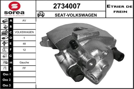 EAI 2734007 - Brake Caliper car-mod.net