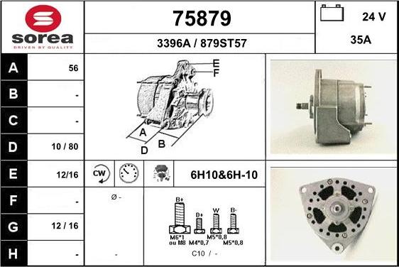 EAI 75879 - Alternator car-mod.net
