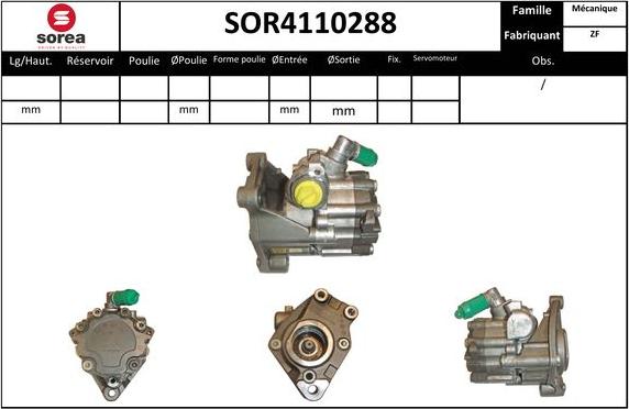 EAI SOR4110288 - Hydraulic Pump, steering system car-mod.net