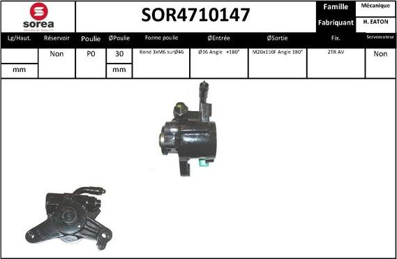 EAI SOR4710147 - Hydraulic Pump, steering system car-mod.net
