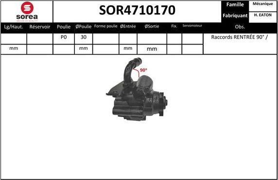EAI SOR4710170 - Hydraulic Pump, steering system car-mod.net