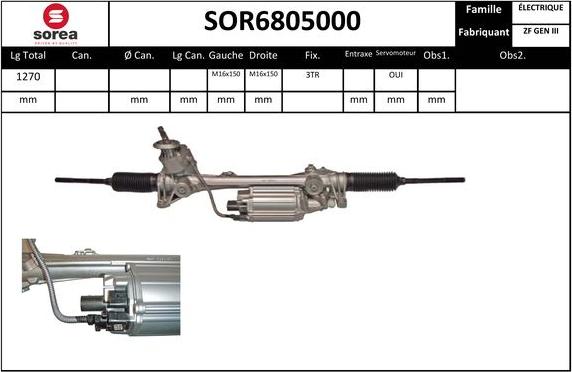 EAI SOR6805000 - Steering Gear car-mod.net