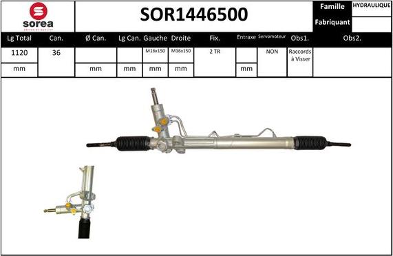 EAI SOR1446500 - Steering Gear car-mod.net