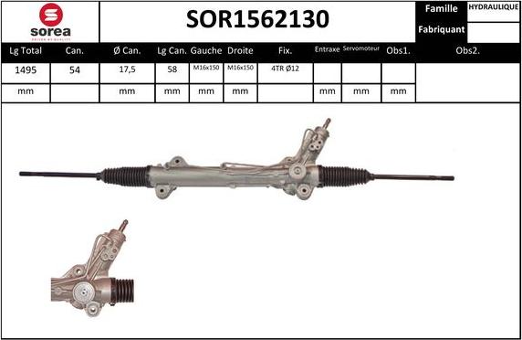 EAI SOR1562130 - Steering Gear car-mod.net