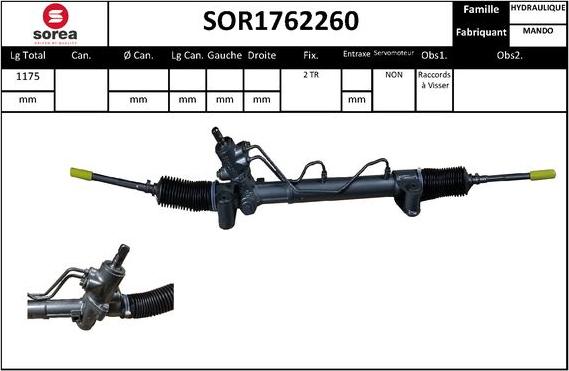 EAI SOR1762260 - Steering Gear car-mod.net