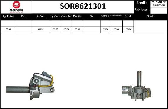 EAI SOR8621301 - Steering Column car-mod.net