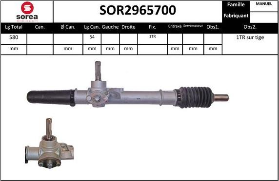 EAI SOR2965700 - Steering Gear car-mod.net