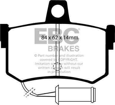 Akebono AN-7101K - Brake Pad Set, disc brake car-mod.net