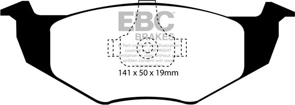 EBC Brakes DP21056 - Brake Pad Set, disc brake car-mod.net