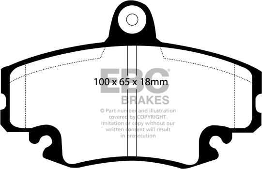EBC Brakes DP2959 - Brake Pad Set, disc brake car-mod.net