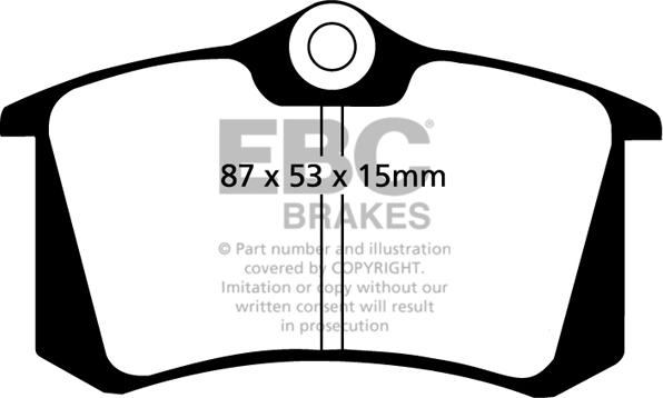 FERRON TOP04020063 - Brake Pad Set, disc brake car-mod.net