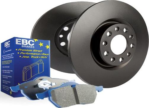 EBC Brakes PD04KF503 - High Performance Brake Kit car-mod.net