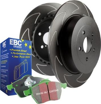 EBC Brakes PD16KF027 - High Performance Brake Kit car-mod.net