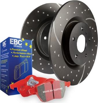 EBC Brakes PD12KF015 - High Performance Brake Kit car-mod.net