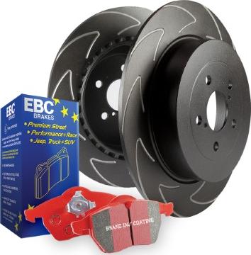 EBC Brakes PD17KR068 - High Performance Brake Kit car-mod.net