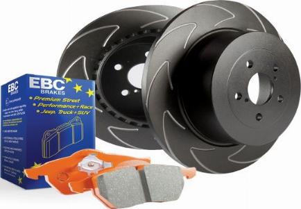 EBC Brakes PD20KF1274 - High Performance Brake Kit car-mod.net