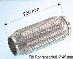 Eberspächer 996.0.005 - Flex Hose, exhaust system car-mod.net
